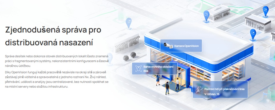 VMS-on-edge řešení pro rozsáhlé distribuované systémy