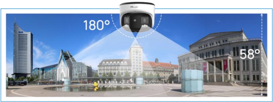 Panoramatická IP kamera Mlesight 180°