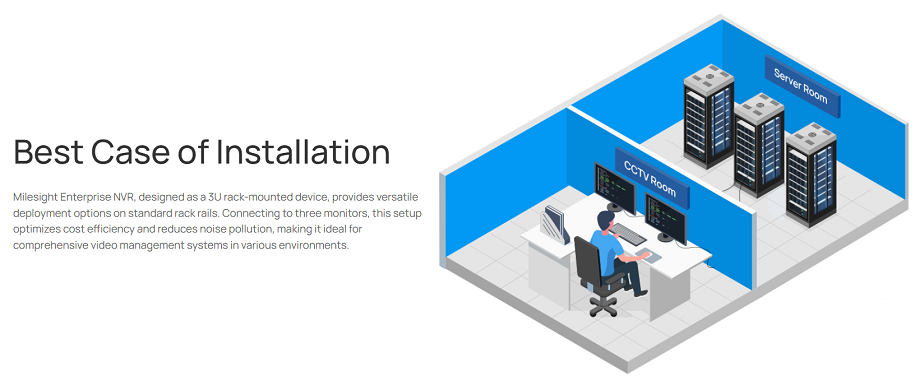 NVR Milesight VE1604-A s předinstalovaným software VMS Enterprise