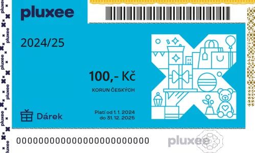 Pluxee dárkový poukaz 100CZK
