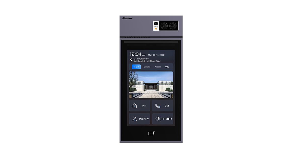 Akuvox S539 High-end Android Video Intercom s FaceID | ESCADTRADE.cz