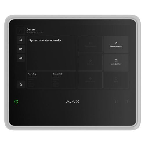 AJAX EN54 Fire Hub, bílá